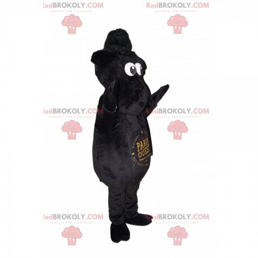 Mascota de la oveja negra. Disfraz de oveja negra -