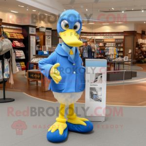 Blue Hens mascotte kostuum...