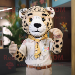 Tan Leopard mascotte...