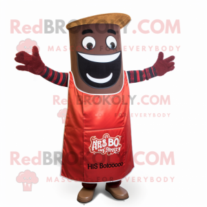 Rust Bbq Ribs maskot kostym...