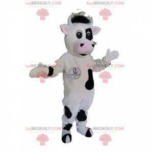Czarno-biała maskotka krowa. Kostium krowy - Redbrokoly.com