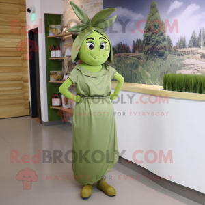 Olive But maskot kostym...