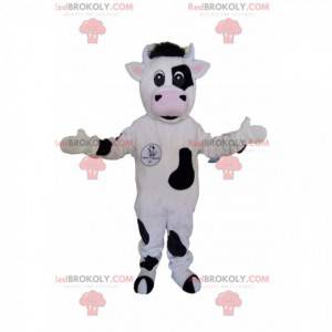 Black and white cow mascot. Cow costume - Redbrokoly.com