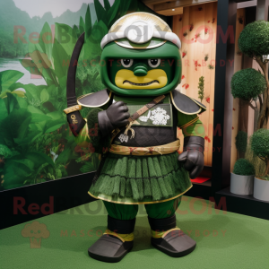 Forest Green Samurai maskot...