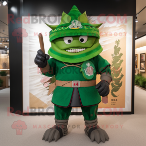 Forest Green Samurai maskot...