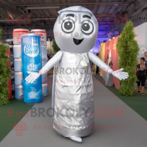 Silver Soda Can mascotte...