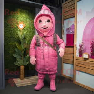 Pink Scarecrow maskot...