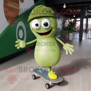 Oliven Skateboard maskot...