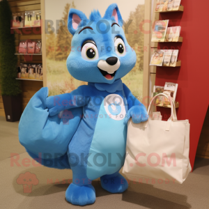 Blue Squirrel mascotte...