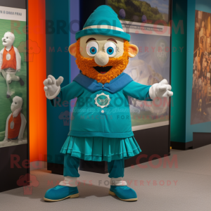 Teal Leprechaun mascotte...