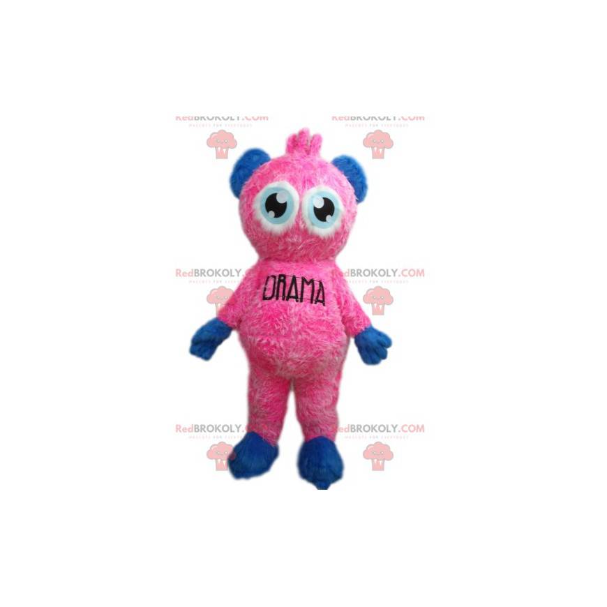 Very sweet little pink man mascot - Redbrokoly.com