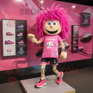 Pink Momentum mascotte...