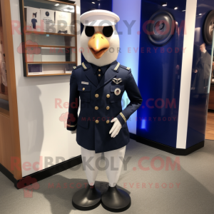 Navy Hens maskot kostume...