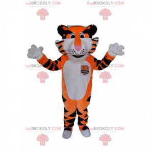 Meget entusiastisk tigermaskot. Tiger kostume - Redbrokoly.com