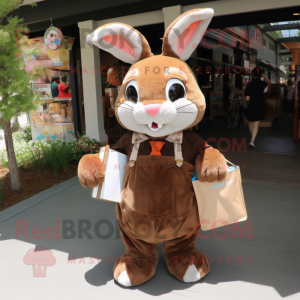 Brown Rabbit mascotte...