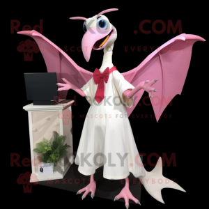 Rosa Pterodactyl maskot...