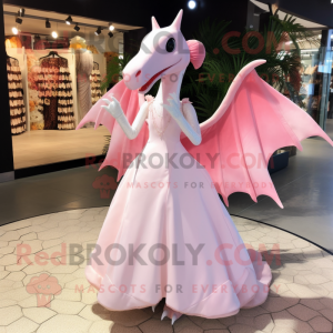 Pink Pterodactyl maskot...