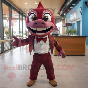 Maroon Barracuda maskot...