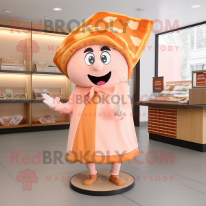 Peach Pizza Slice mascotte...