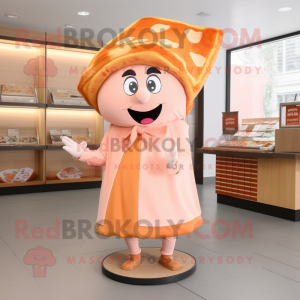 Postava maskota Peach Pizza...