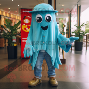 Turquoise Ghost mascotte...