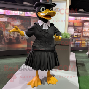 Black Duck mascotte kostuum...