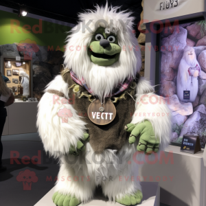 Olive Yeti mascotte kostuum...