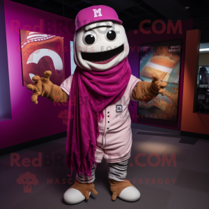 Magenta Mummy maskot...