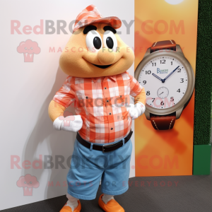 Peach Wrist Watch mascotte...