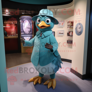 Teal Pigeon mascotte...