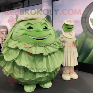Crème Cabbage Leaf mascotte...