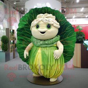 Crème Cabbage Leaf mascotte...