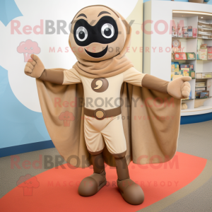 Tan Superhero mascotte...