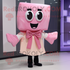 Pink Lasagne maskot kostume...