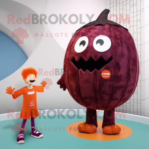 Maroon Pumpkin mascotte...