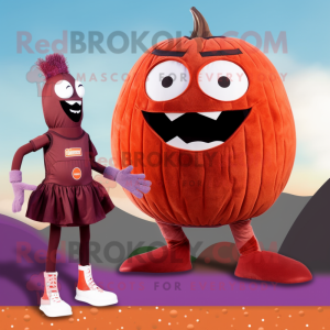 Maroon Pumpkin mascotte...