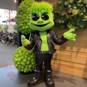 Lime Green Grape mascotte...