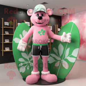 Pink Four Leaf Clover...