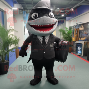 Black Shark maskot kostym...