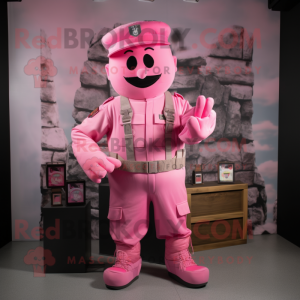 Pink Soldier mascotte...