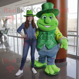 Limegrøn Leprechaun Hat...