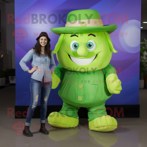Limegrøn Leprechaun Hat...