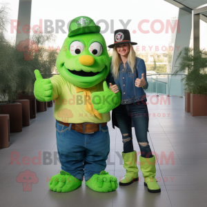 Limegrøn Leprechaun Hat...