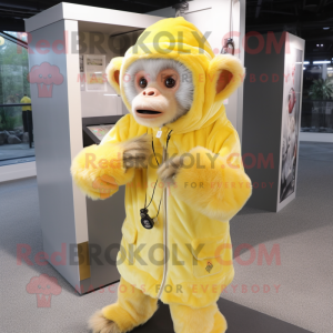 Cytrynowo żółta małpa...