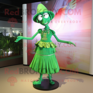 Green Stilt Walker mascotte...