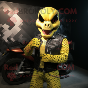 Citrongul Python maskot...
