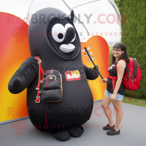 Black Currywurst mascotte...