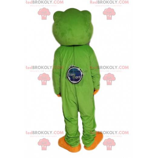 Very nice green frog mascot. Frog costume - Redbrokoly.com