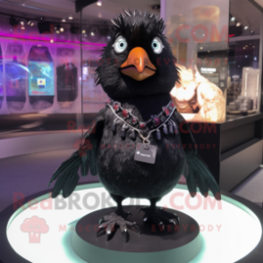 nan Blackbird mascot costume character dressed with a Bodysuit and Keychains