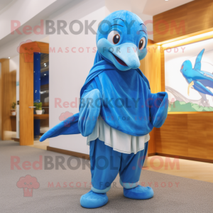 Blue Dolphin mascotte...